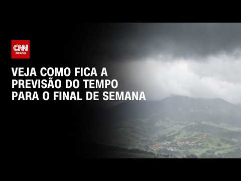 Previsão do tempo: Chuvas se espalham pelo Sudeste nesta sexta-feira (24) | CNN PRIME TIME