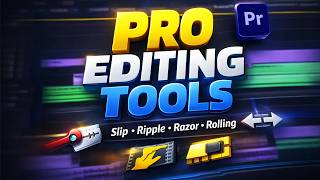 Adobe Premiere Pro Tutorial | Slip, Rolling Edit, Razor & Ripple Tools