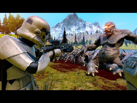 STORMTROOPERS vs Orc ARMY - Ultimate Epic Battle Simulator (Star Wars)