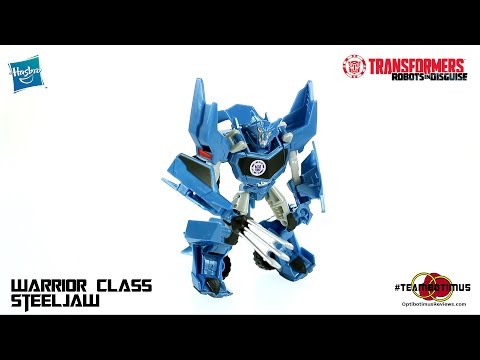 Video Review of the 2015 Transformers Robots in Disguise: Warrior Class STEELJAW