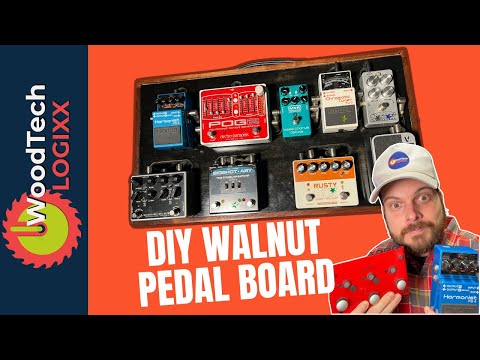 DIY Custom Walnut Pedalboard: Build Your Dream Rig! (Part 1)