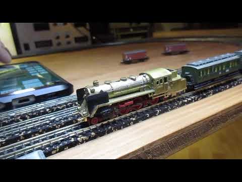 Spur Z BR62 Testfahrt, Decoder am Gleis