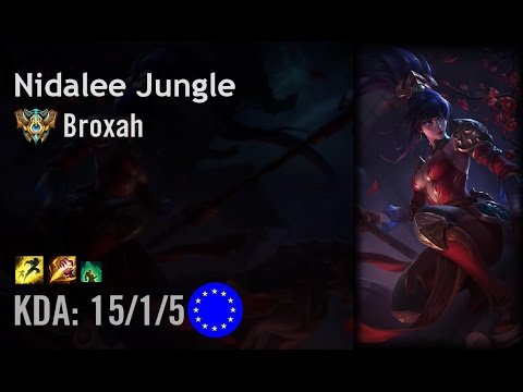 Nidalee Jungle vs Hecarim - Broxah - EUW Challenger Patch 6.12