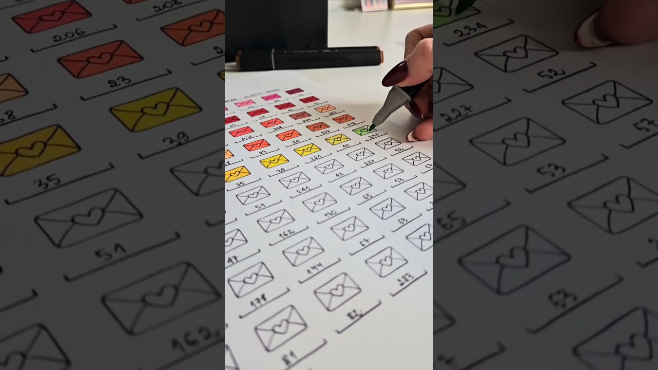 NEW freebie on my blog - printable color swatch chart with love letters ❤️ #coloring #coloringpages