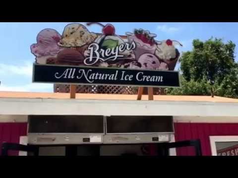 Raging Waters Breyer's Ice Cream Funnel Cake LA San Dimas 2016 Water Park