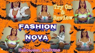 TRYING ON / HAUL: Fashion Nova Halloween Costumes | IDK what to think