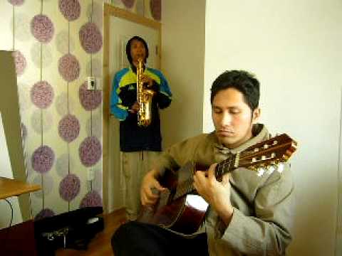 His Eye Is On The Sparrow Guitar & Sax Instrumental And more tawaan
