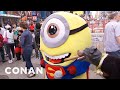 Triumph Takes On Times Square Mascots | CONAN on TBS