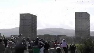 preview picture of video 'sighthill flats 2011demolition 25th september 2011 Edinburgh'