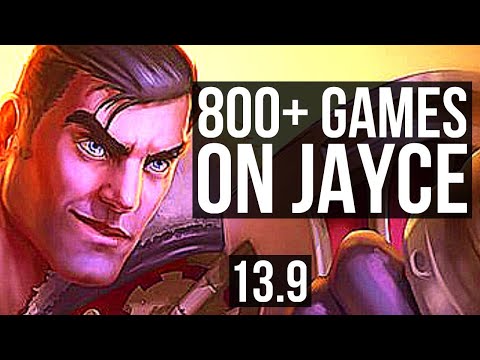JAYCE vs ILLAOI (TOP) | 800+ games, 1.1M mastery, 9/3/9 | KR Master | 13.9