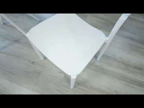 Обеденный стул LENTO (mod. 43) 43х49х77 White (Белый) 1 арт.19410 в Вологде - видео 9