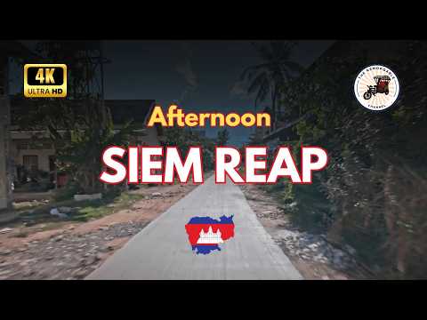 This is REAL Cambodia | Siem Reap Motorbike Ride | Raw City Sounds