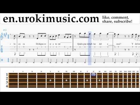 Ukulele lessons Prince Royce & Shakira - Deja Vu Sheet Music Tutorial Part#2 um-hli352