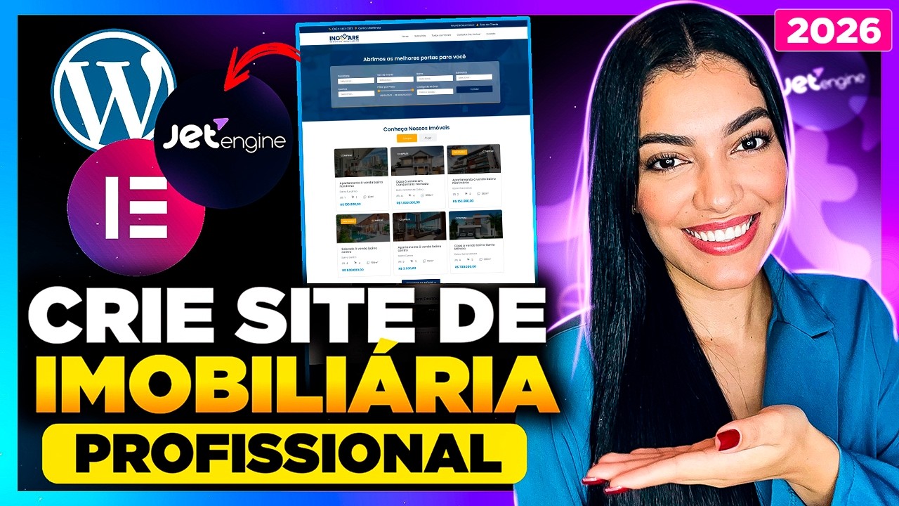 Como Criar Um SITE PARA IMOBILIÁRIA no WordPress, Elementor, JetEngine/Crocoblock [Passo a Passo]