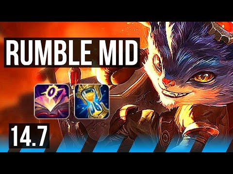 RUMBLE vs LUX (MID) | 11/1/7, Legendary, 700+ games | BR Master | 14.7