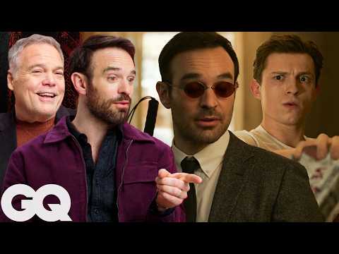 Charlie Cox & Vincent D'Onofrio React To Daredevil’s Biggest Marvel Moments | Action Replay