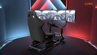 Premium Racing Simulator Cockpit丨LRS07 Series丨LUMI