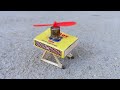 How To Make Flying Matchbox Helicopter Diy Toy Helicopter