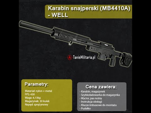 KARABIN SNAJPERSKI (MB4410A) FIRMY WELL - TANIEMILITARIA.PL