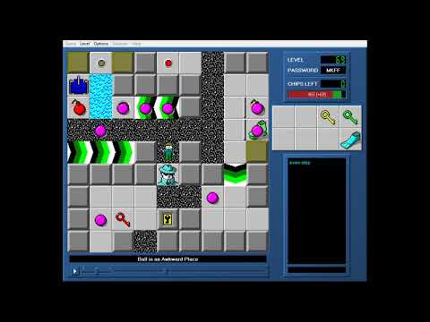 CCLP4 level 69 solution - 396 seconds