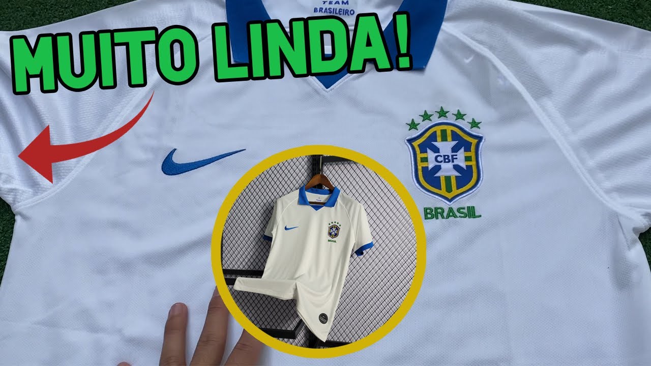 Watch Now UNBOXING Camisa do Brasil Branca | Camisa Tailandesa 1:1 UNBOXING Camisa do Brasil Branca | Camisa Tailandesa 1:1