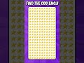 Find the odd emoji🧐1743 #quickbrain #howgoodareyoureyes #oddoneout #quiz #emojichallenge #eyetest