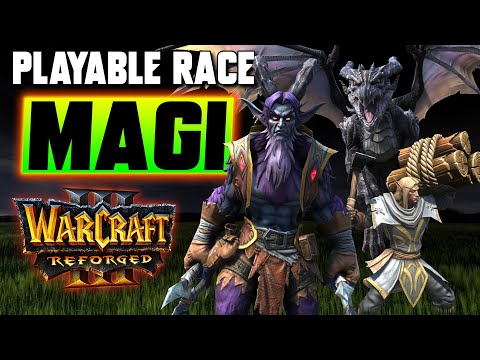 Grubby plays as Magi - the 8th WC3 Race in this amazing UGC map!