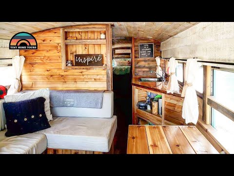 Couples DIY School Bus Conversion - Economic Build For Full Time Travel