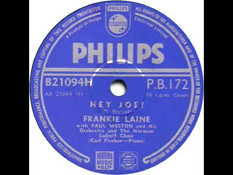 UK no. 1, (13) Frankie Laine - Hey Joe!
