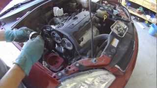 Suzuki Forenza timing belt and water pump replacement part 1 of 2