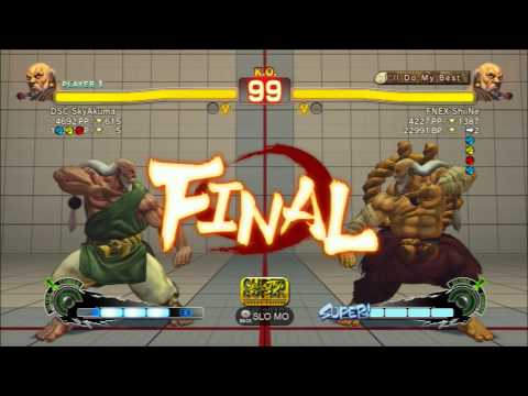 SSF4AEv.2012 - DSC SkyAkuma (GO) VS FNEX Shiine (GO) XBL Ranked Match Pt.1
