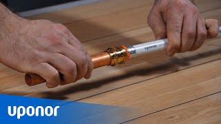 Uponor Handwerker Tipps: Anschluss von Kupfer auf Verbundrohr