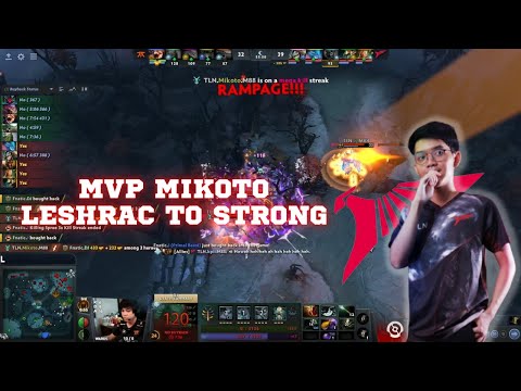 MOMEN RAMPAGE MIKOTO MENGGUNAKAN LESHRAC TO STRONG SAAT MELAWAN FNATIC