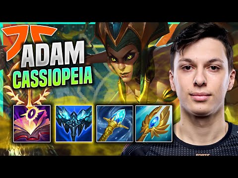 ADAM IS INSANE WITH CASSIOPEIA! - FNC Adam Plays Cassiopeia TOP vs Riven! | Patch 11.17