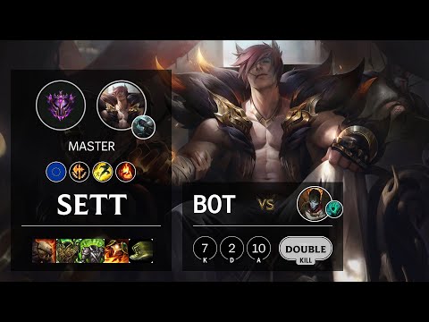 Sett Bot vs Jhin - EUW Master Patch 10.15