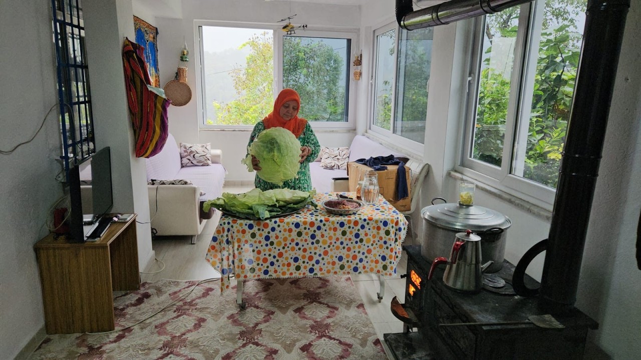 KOKUSUZ, ZAHMETSİZ, EN PRATİK KIYMALI LAHANA SARMASI🔥 😍👌