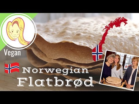 How to Make Norwegian Flatbrød (Flatbread) with Mama and Tante Nøve