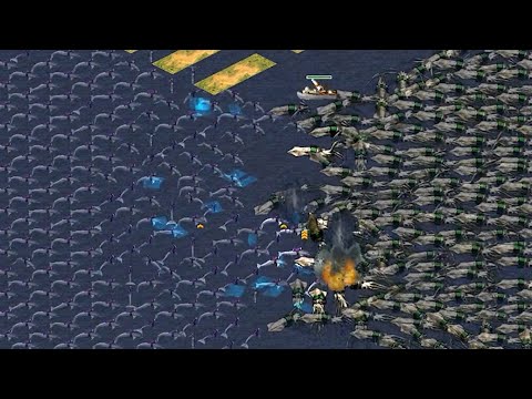 Delphinidae vs The giant squid, a big showdown of marine animals！ -Red Alert2