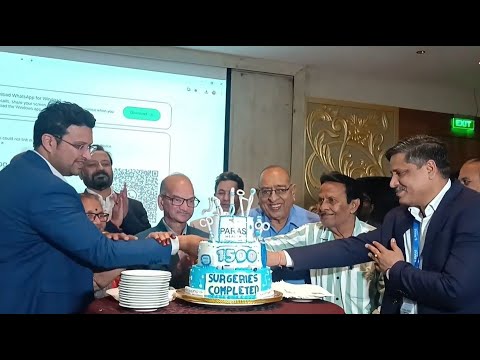 पारस हेल्थ उदयपुर ने 1500 रोबोटिक घुटना रिप्लेसमेंट सर्जरी सफलतापूर्वक पूरी की
