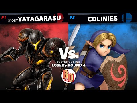 Buster Out #32 - Frost | Yatagarasu (Dark Samus) VS colinies (Young Link) - Losers Round 4