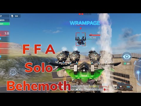 MK3 Behemoth 5.8M Damage |FFA | Solo behemoth war robot Gameplay