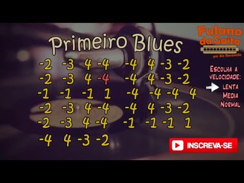 Pratique o seu primeiro Blues - Velocidade lenta - Fulano da Gaita, por Ale Ravanello.