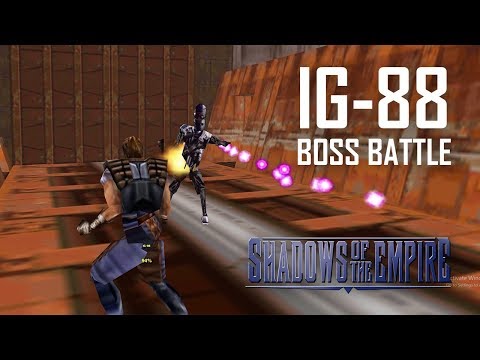Shadows of the Empire IG-88 Boss Battle Ultrawide 3440x1440 PC Gameplay