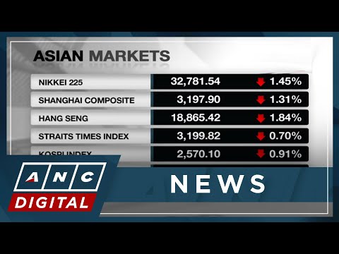Asian markets trade lower as investors digest inflation data from Japan ANC