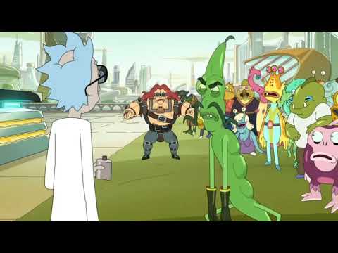 Mr String bean vs Dr Buckles | Rick and Morty