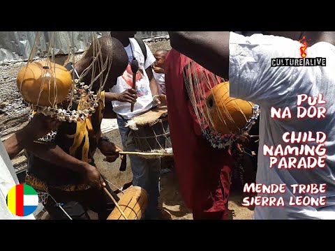 PUL NA DOR - desfile de nombres de niños (Freetown, Sierra Leona) - cultura tradicional