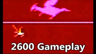 Sir Lancelot Atari 2600 Gameplay - The No Swear Gamer