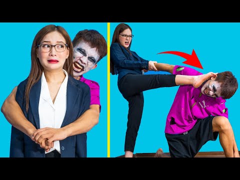 12 Zombie Apocalypse Survival Hacks - Compilation! | Escape Skill For Zombie Attack - Woa Fun