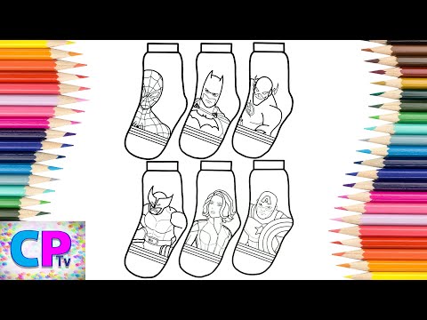 Superheroes Coloring Pages/Superheroes in Socks/Alan Walker-Spectre/Alan Walker-Force/NCS Release