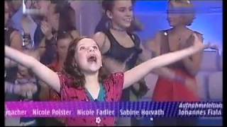 Caroline gewinnt Kiddy Contest 2007 mit Schokoladistan